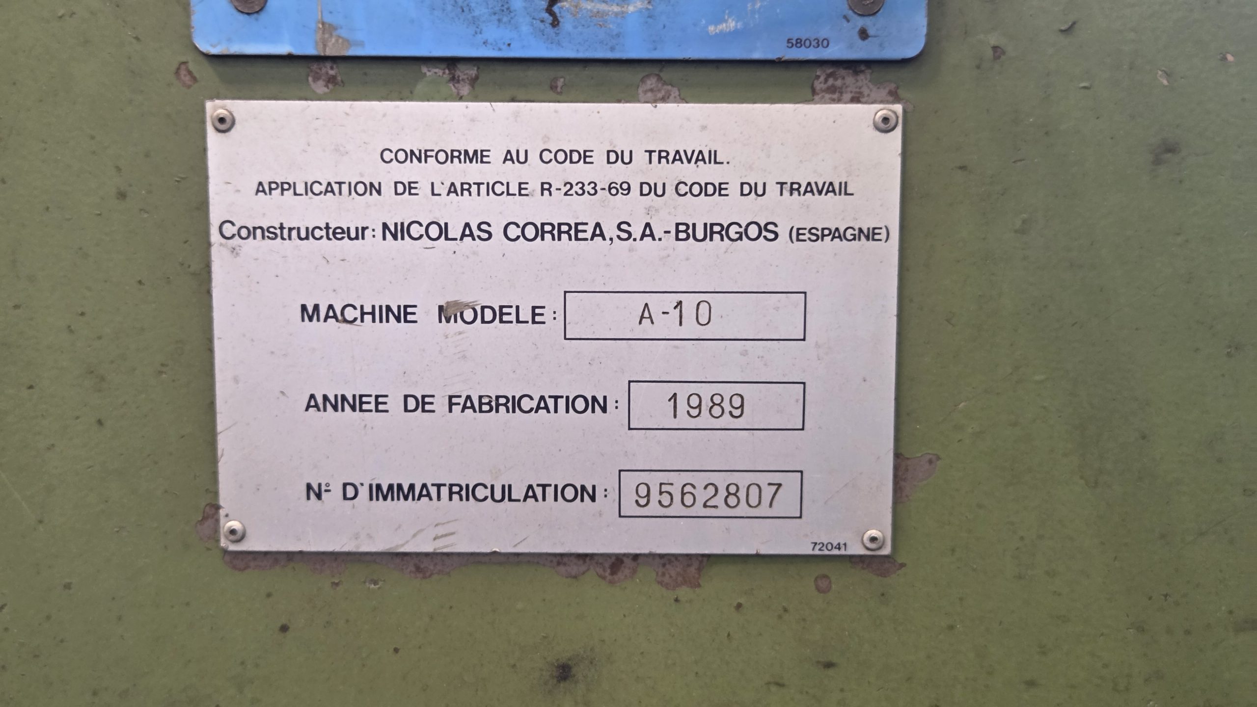 Nicolás Correa A-10 CNC bed type milling machine 1989 – view 4